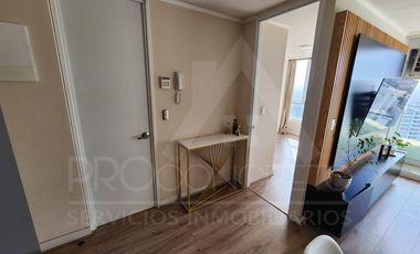 Depto en venta en Macul, 2 dorms, A/C Inverter, vista a la cordillera, frente a futura estación Metro Quilín, conserjería y estacionamientos de visita