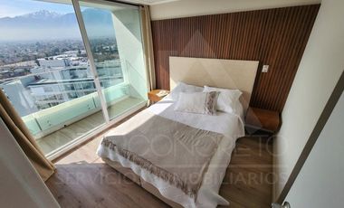 Depto en venta en Macul, 2 dorms, A/C Inverter, vista a la cordillera, frente a futura estación Metro Quilín, conserjería y estacionamientos de visita