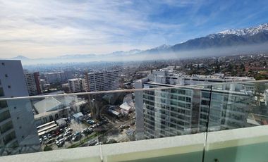 Depto en venta en Macul, 2 dorms, A/C Inverter, vista a la cordillera, frente a futura estación Metro Quilín, conserjería y estacionamientos de visita