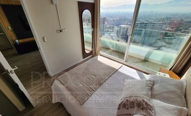Depto en venta en Macul, 2 dorms, A/C Inverter, vista a la cordillera, frente a futura estación Metro Quilín, conserjería y estacionamientos de visita