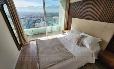 Depto en venta en Macul, 2 dorms, A/C Inverter, vista a la cordillera, frente a futura estación Metro Quilín, conserjería y estacionamientos de visita