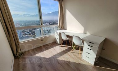 Depto en venta en Macul, 2 dorms, A/C Inverter, vista a la cordillera, frente a futura estación Metro Quilín, conserjería y estacionamientos de visita