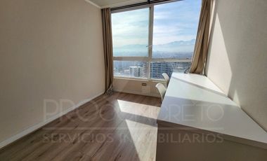 Depto en venta en Macul, 2 dorms, A/C Inverter, vista a la cordillera, frente a futura estación Metro Quilín, conserjería y estacionamientos de visita
