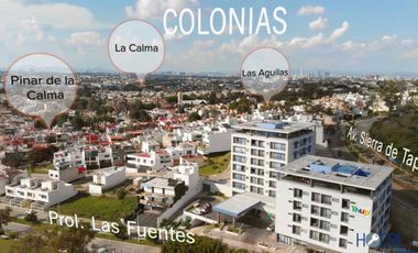 PENT HOUSE EN VENTA EN ZONA ITESO Y LAS FUENTES, DENTRO DE PERIFÉRICO, FRAC. PAISAJES DEL TESORO
