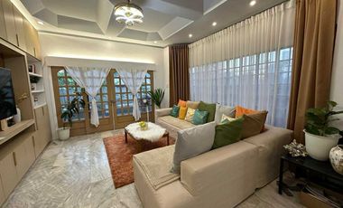 High ceiling Semi furnished Bungalow for Sale in Mabiga, Mabalacat City