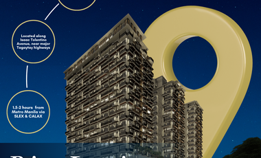 Condo for sale in tagaytay 25k monthly only zero interest