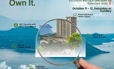 Condo for sale in tagaytay 25k monthly only zero interest