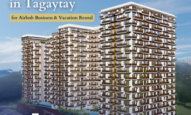 Condo for sale in tagaytay 25k monthly only zero interest