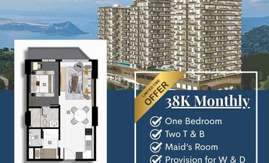 Condominium for sale in Tagaytay with view