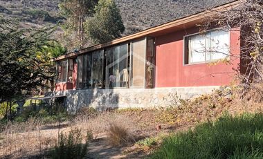Se vende terreno 5.6HA con casa y cabaña, Km33, El Molle, Valle de Elqui