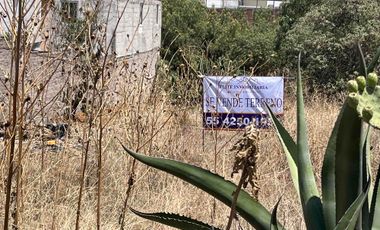 SE VENDE TERRENO DE 389 M2 SAN LUIS TLAIXPAN MOLINO DE LAS FLORES TEXCOCO ESTADO DE MEXICO