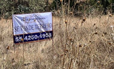 SE VENDE TERRENO DE 389 M2 SAN LUIS TLAIXPAN MOLINO DE LAS FLORES TEXCOCO ESTADO DE MEXICO