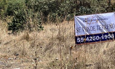 SE VENDE TERRENO DE 389 M2 SAN LUIS TLAIXPAN MOLINO DE LAS FLORES TEXCOCO ESTADO DE MEXICO