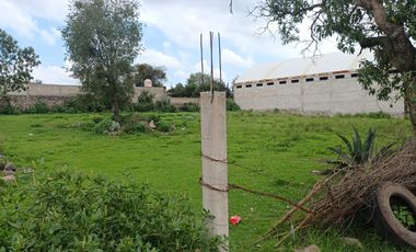 SE VENDE TERRENO DE 1,575M2 CANALEJAS ESTADO DE MEXICO.