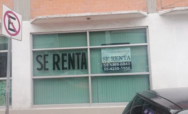 SE RENTA LOCAL COMERCIAL DE 180 M2 SAN CRISTOBAL CENTRO ECATEPEC ESTADO DE MEXICO