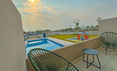 Casas nuevas en Ayala, Morelos, cerca del parque industrial de Cuautla. Créditos Infonavit, Fovissste y bancarios.