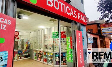 SE TRASPASA Y SE ALQUILA BOTICA / FARMACIA EN SAN JUAN DE MIRAFLORES