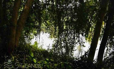 🏞️ Land for Sale – Nearly 5 Rai, Riverfront on the Khwae Noi River 🌊 with 45m Concrete Road Frontage, Only 20 Minutes from Kanchanaburi City! 🚖