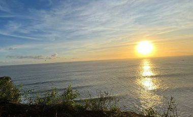 Dijual cepat Tanah Los Tebing view Ocean dan view Sunset di Uluwatu