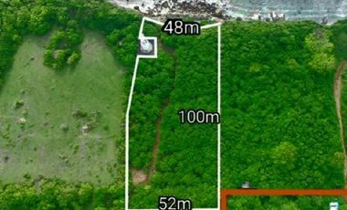 Dijual cepat Tanah Los Tebing view Ocean dan view Sunset di Uluwatu