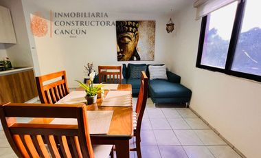 DEPARTAMENTO EN RENTA EN ZONA CENTRO DE CANCUN SM 43