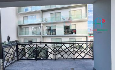 Departamento con terraza, 2 recámaras. Amueblado