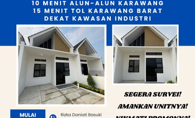 PROMO KPR 25 JUTA ALL IN RUMAH MURAH DEKAT PUSAT KOTA KARAWANG.