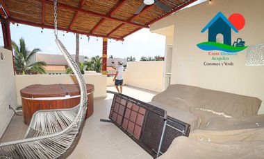 Casa en Terrasol con Roof Garden, Jacuzzi y 3 Recámaras