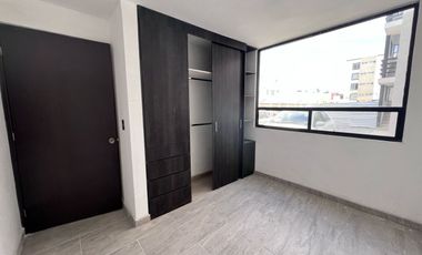 Vive cerca a BUAP: moderno depto planta baja en renta en Granjas Puebla