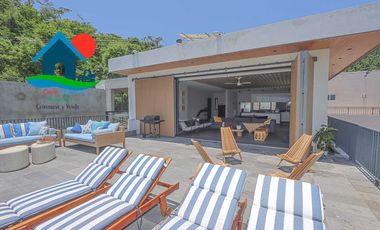 Casa con Vista a la Bahía, Terraza y 4 Recámaras