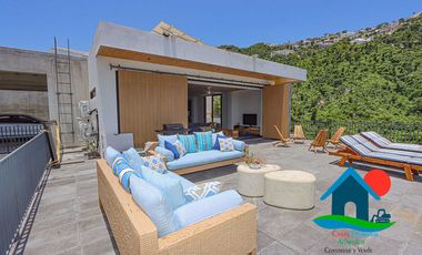 Casa con Vista a la Bahía, Terraza y 4 Recámaras