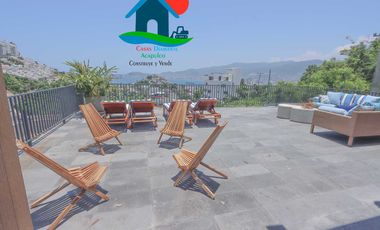 Casa con Vista a la Bahía, Terraza y 4 Recámaras