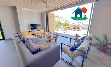 Casa con Vista a la Bahía, Terraza y 4 Recámaras