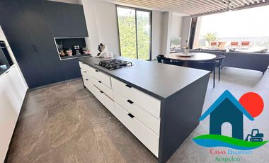 Casa con Vista a la Bahía, Terraza y 4 Recámaras