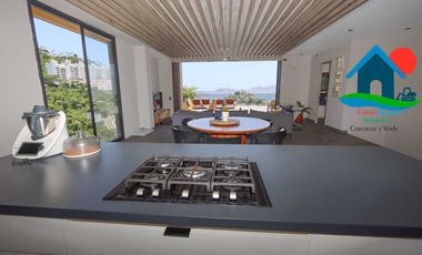 Casa con Vista a la Bahía, Terraza y 4 Recámaras