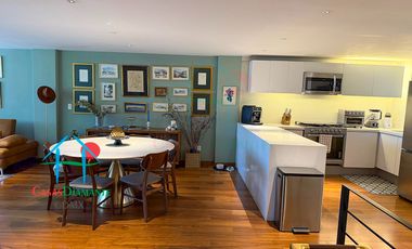 Depto en Roma Norte. 2 niveles, Terraza, 3 Recámaras y Bodega