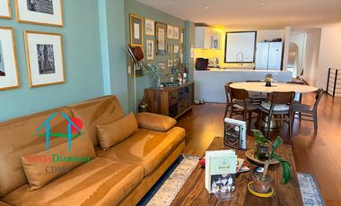 Depto en Roma Norte. 2 niveles, Terraza, 3 Recámaras y Bodega