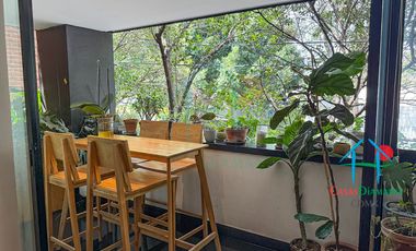 Depto en Roma Norte. 2 niveles, Terraza, 3 Recámaras y Bodega