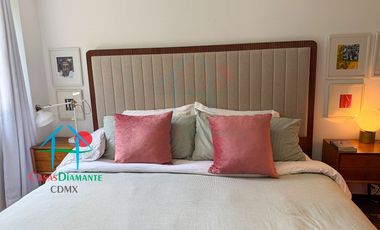 Depto en Roma Norte. 2 niveles, Terraza, 3 Recámaras y Bodega