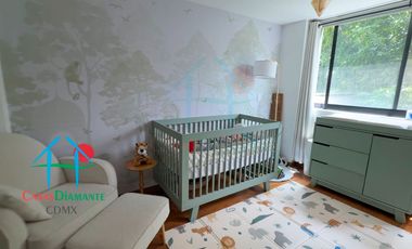 Depto en Roma Norte. 2 niveles, Terraza, 3 Recámaras y Bodega