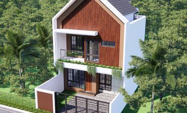 Rumah Scandinavian Modern 2 Lantai Lokasi Premium di Jalan Palagan Ngaglik Sleman