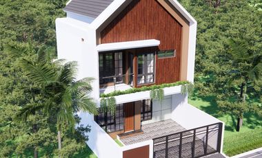 Rumah Scandinavian Modern 2 Lantai Lokasi Premium di Jalan Palagan Ngaglik Sleman