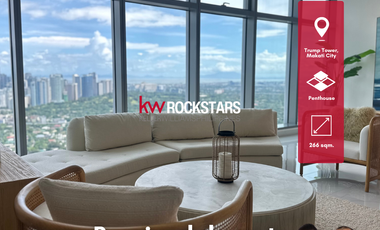 Luxury 4 Bedroom Penthouse Unit For Sale at Trump Tower Manila
