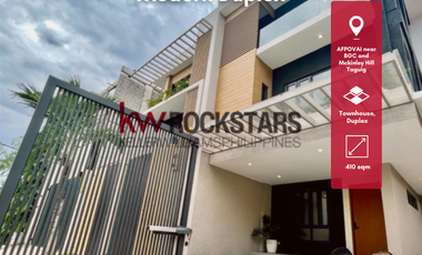 For Sale: Brand New 4 Bedroom Modern Duplex with Elevator in AFPOVAI near BGC