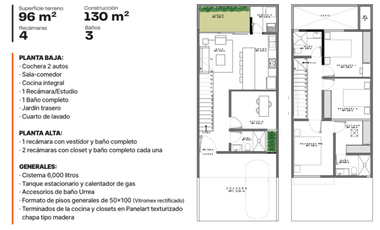 Casa en venta en Cañadas del Bosque cob Recamara en PB