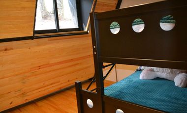 Cabaña tipo Industrial en zona ecológica en Rancho San Francisco en Huasca de Ocampo. Hidalgo.