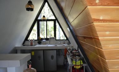 Cabaña tipo Industrial en zona ecológica en Rancho San Francisco en Huasca de Ocampo. Hidalgo.