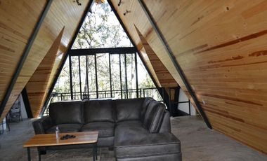 Cabaña tipo Industrial en zona ecológica en Rancho San Francisco en Huasca de Ocampo. Hidalgo.