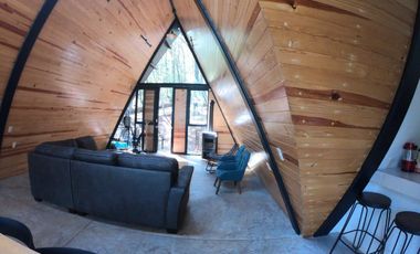 Cabaña tipo Industrial en zona ecológica en Rancho San Francisco en Huasca de Ocampo. Hidalgo.