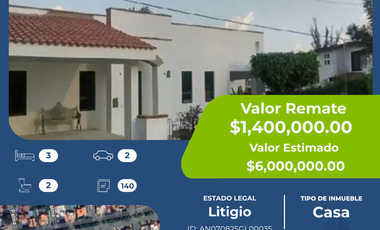 Casa en venta en Fraccionamiento Lomas De Cocoyoc, Atlatlahucan